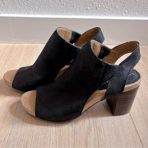 Lucky brand peep toe heels